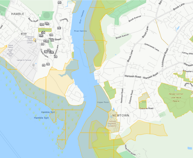SSSIs mapped on Drone Safety Map